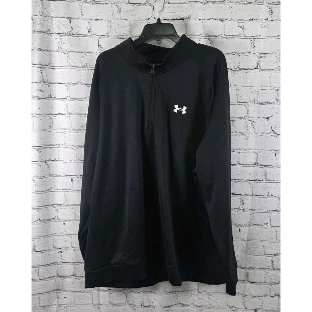 Under Armour Men's 4XL Black Pullover Loose Fit Logo Stretch